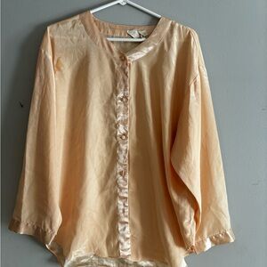 VINTAGE GOLD LABEL Victoria's Secret Sleep Set Butter Yellow